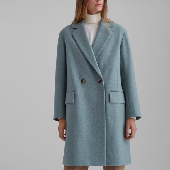 Double Breasted Wool Coat - Picture 1 of 4